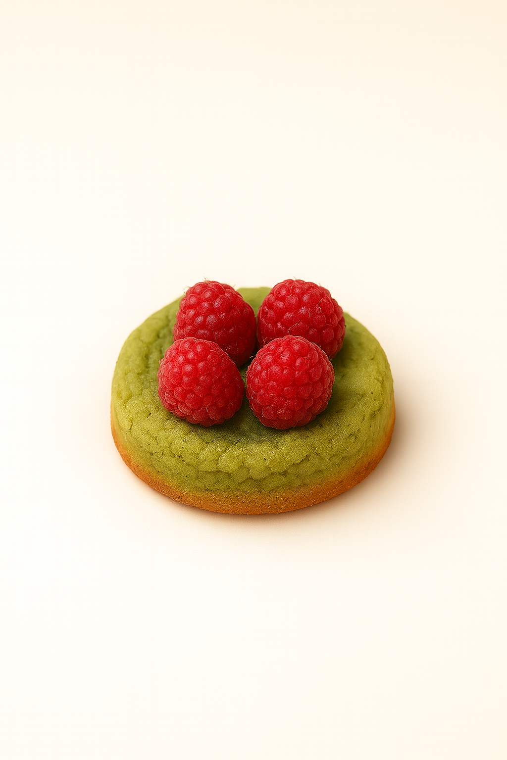 Cookie matcha framboise